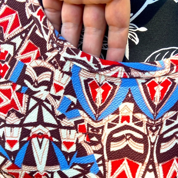 NWT Lularoe Amelia Dress Size Large L Dipped Pattern - Picture 7 of 8